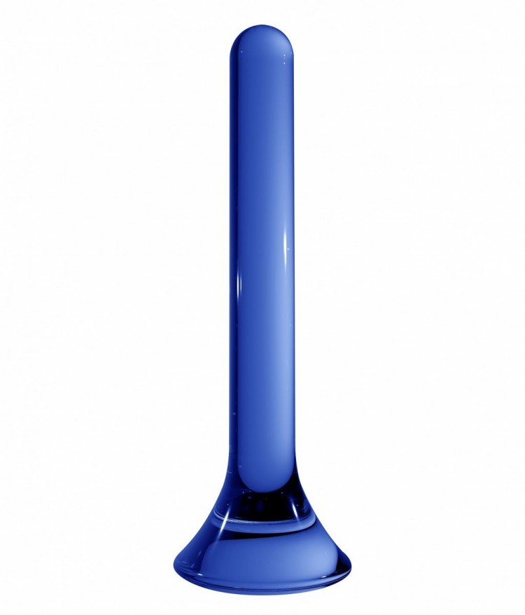 Стеклянный стимулятор Erotic Fantasy Spiral Stick, синий EF-T157 - Erotic Fantasy - Анальные стимуляторы - Купить
